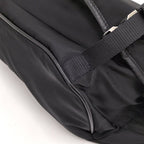 Prada Shoulder Bag Triangle Plate Nylon Black — view 3
