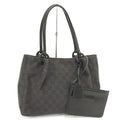 Gucci Tote GG Canvas Leather Black