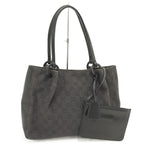 Gucci Tote GG Canvas Leather Black