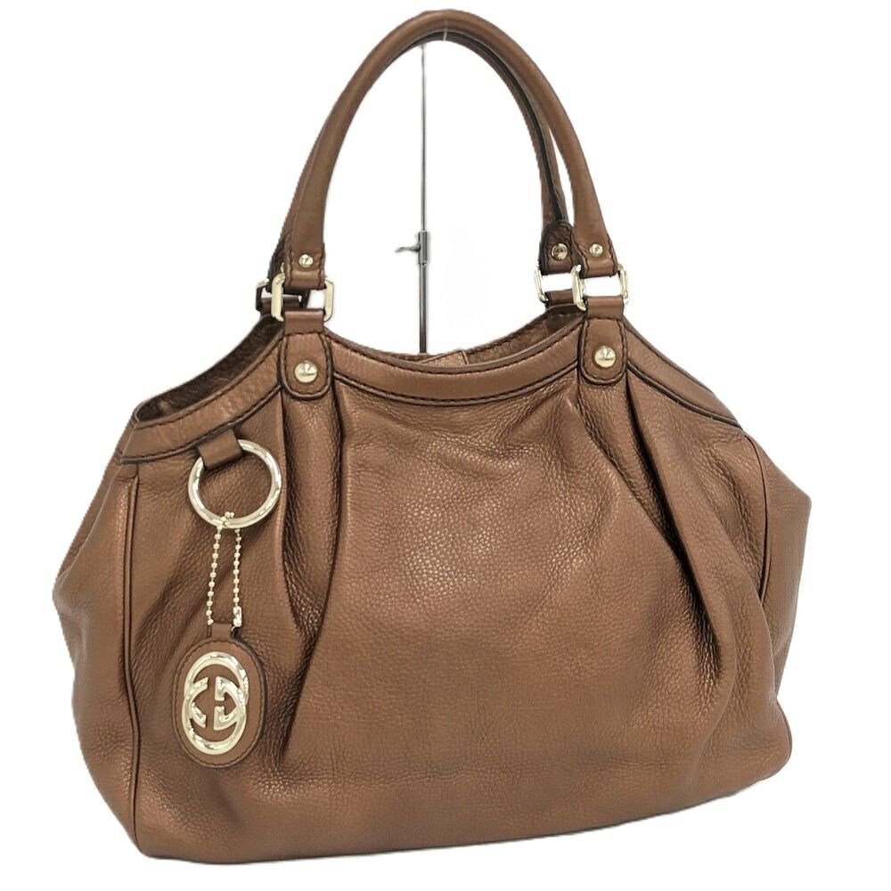 Gucci Ski Handbag Leather Blanc