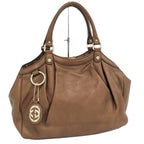 Gucci Ski Handbag Leather Blanc