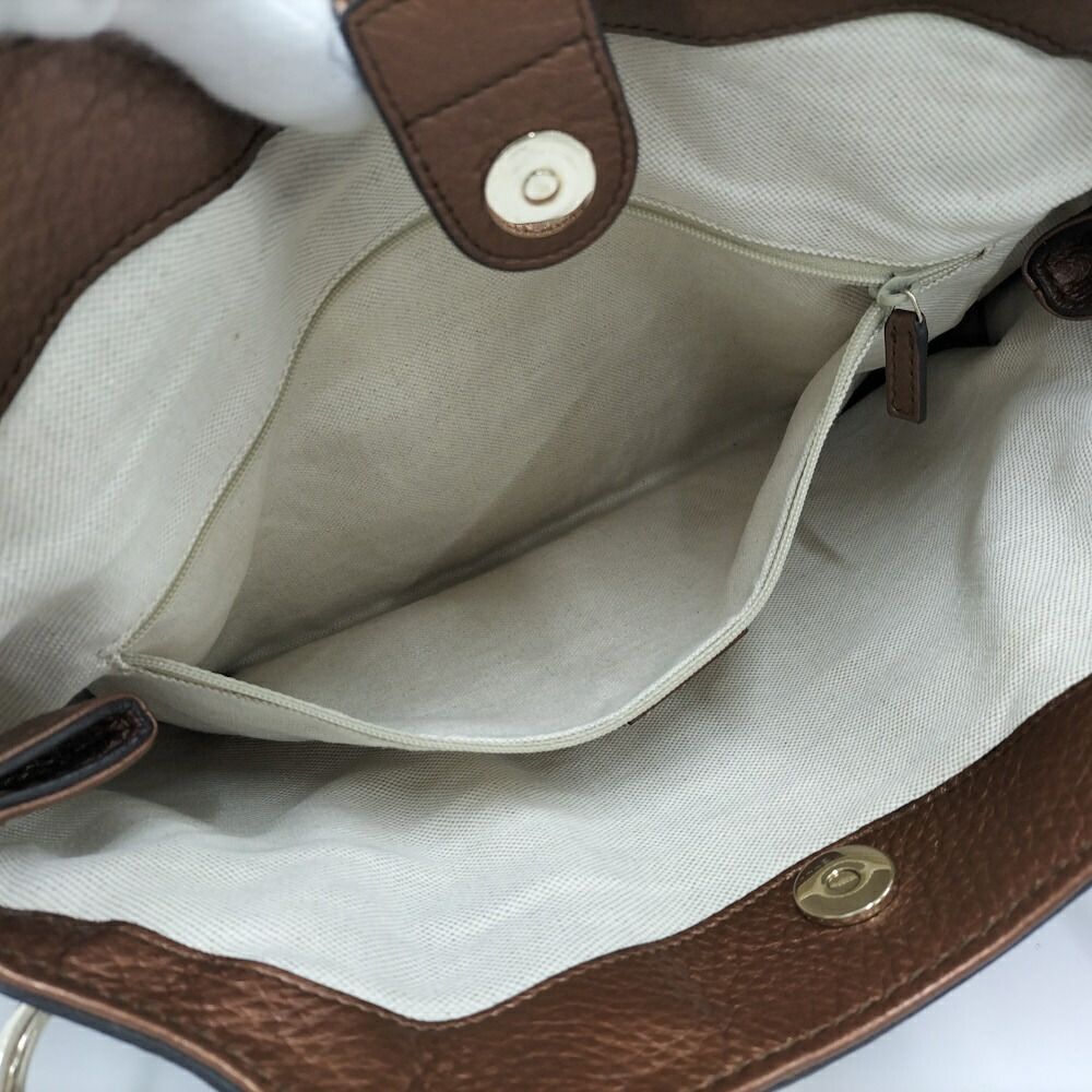 Gucci Ski Handbag Leather Blanc — view 8