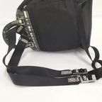 Prada Tessuto Backpack Check Nylon Black — view 6