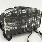 Prada Tessuto Backpack Check Nylon Black — view 4