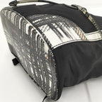 Prada Tessuto Backpack Check Nylon Black — view 3
