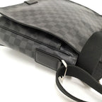 Louis Vuitton District MM Damier Graphite Shoulder Bag — view 7