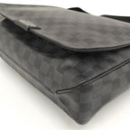 Louis Vuitton District MM Damier Graphite Shoulder Bag — view 3