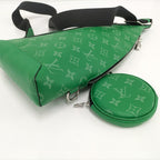 Louis Vuitton Duo Sling Bag Taigarama Monogram Green — view 3