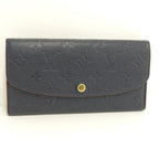 Louis Vuitton Portefeuille Emily Bifold Wallet Marine Monogram Empreinte