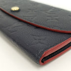 Louis Vuitton Portefeuille Emily Bifold Wallet Marine Monogram Empreinte — view 4