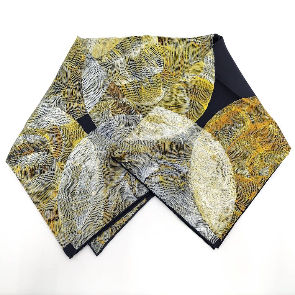 Chanel Scarf Camellia CC Logo Silk — view 2