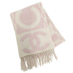 Chanel Cashmere Silk Pink Scarf