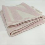 Chanel Cashmere Silk Pink Scarf — view 5