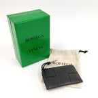 Bottega Veneta Coin Case Maxi Intrecciato Leather Black — view 9