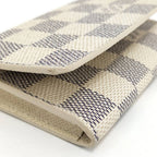 Louis Vuitton Envelope Carte de Visite Card Case Damier Azur — view 4