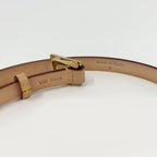 Louis Vuitton Ceinture Belt S Leather Beige — view 8
