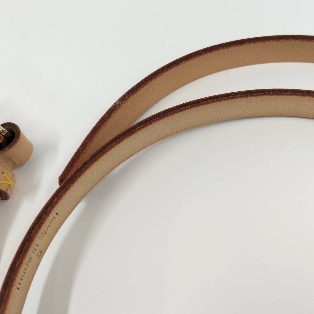 Louis Vuitton Ceinture Belt S Leather Beige — view 5
