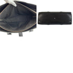 Gucci Black Silver Leather Business Briefcase — view 9