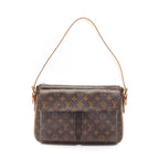 Louis Vuitton Shoulder Bag Viva City GM Canvas Leather