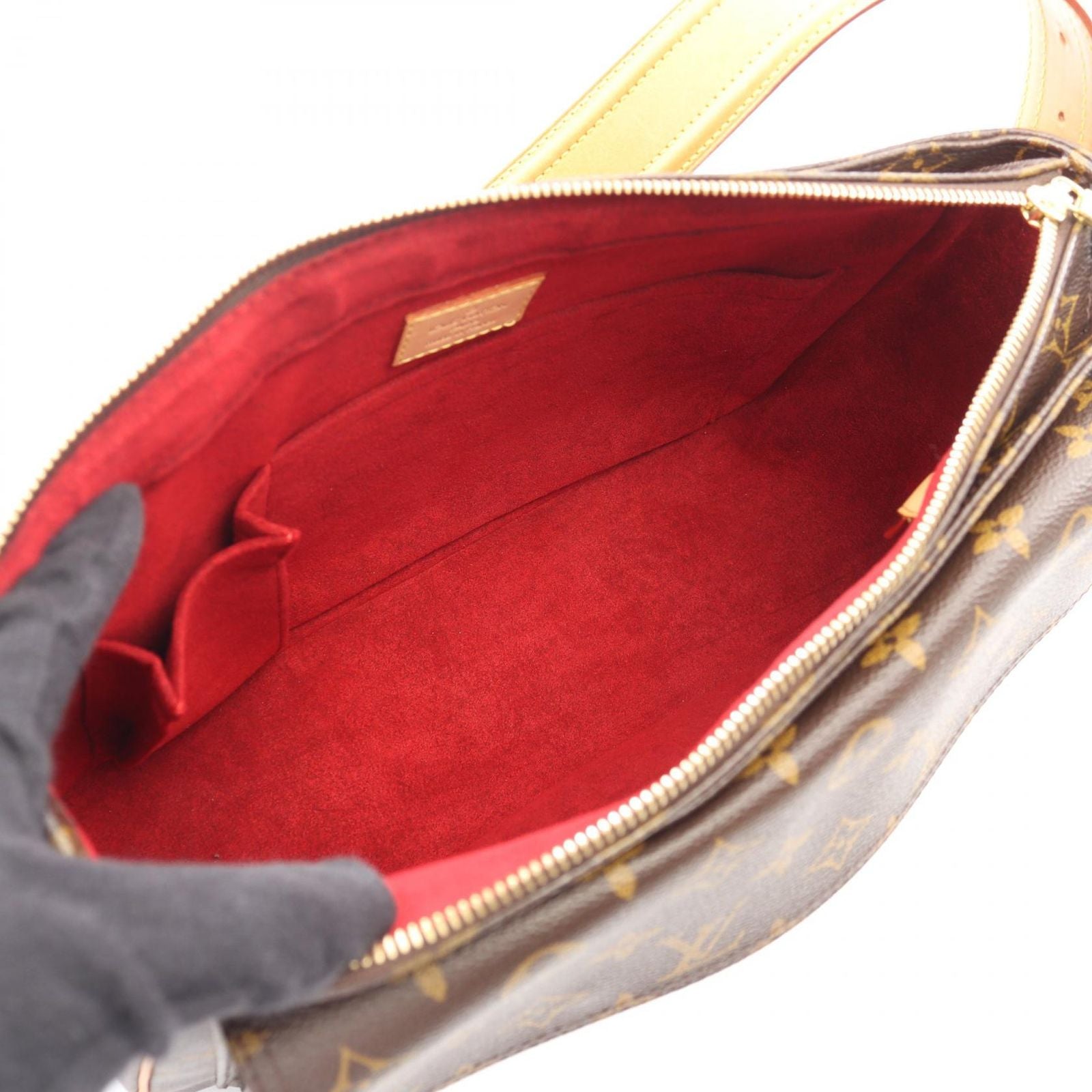 Louis Vuitton Shoulder Bag Viva City GM Canvas Leather — view 3
