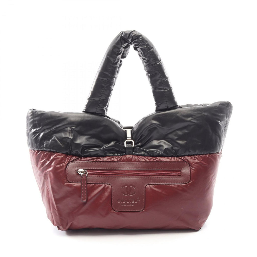 Chanel Tote Coco Cocoon Small Reversible Black Nylon Leather — view 6