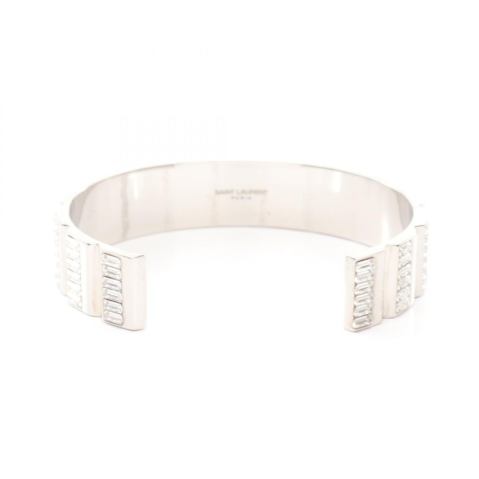 Saint Laurent Paris Bangle Stainless Steel Bracelet — view 2
