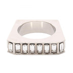 Saint Laurent Paris Ring Stainless Steel — view 8