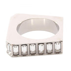 Saint Laurent Paris Ring Stainless Steel — view 9