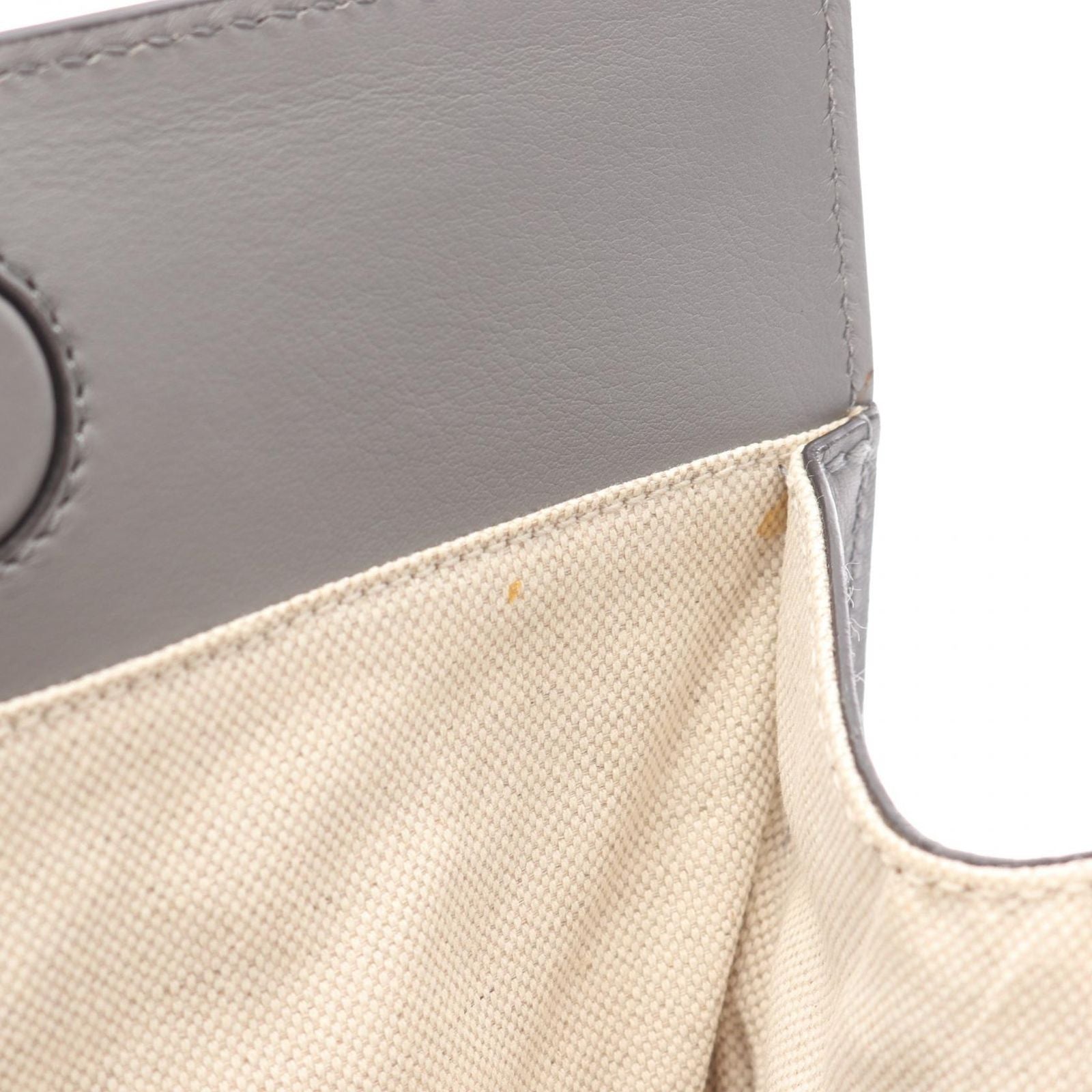 Gucci Tote GG Ribbon Gray Leather — view 5