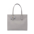 Gucci Tote GG Ribbon Gray Leather