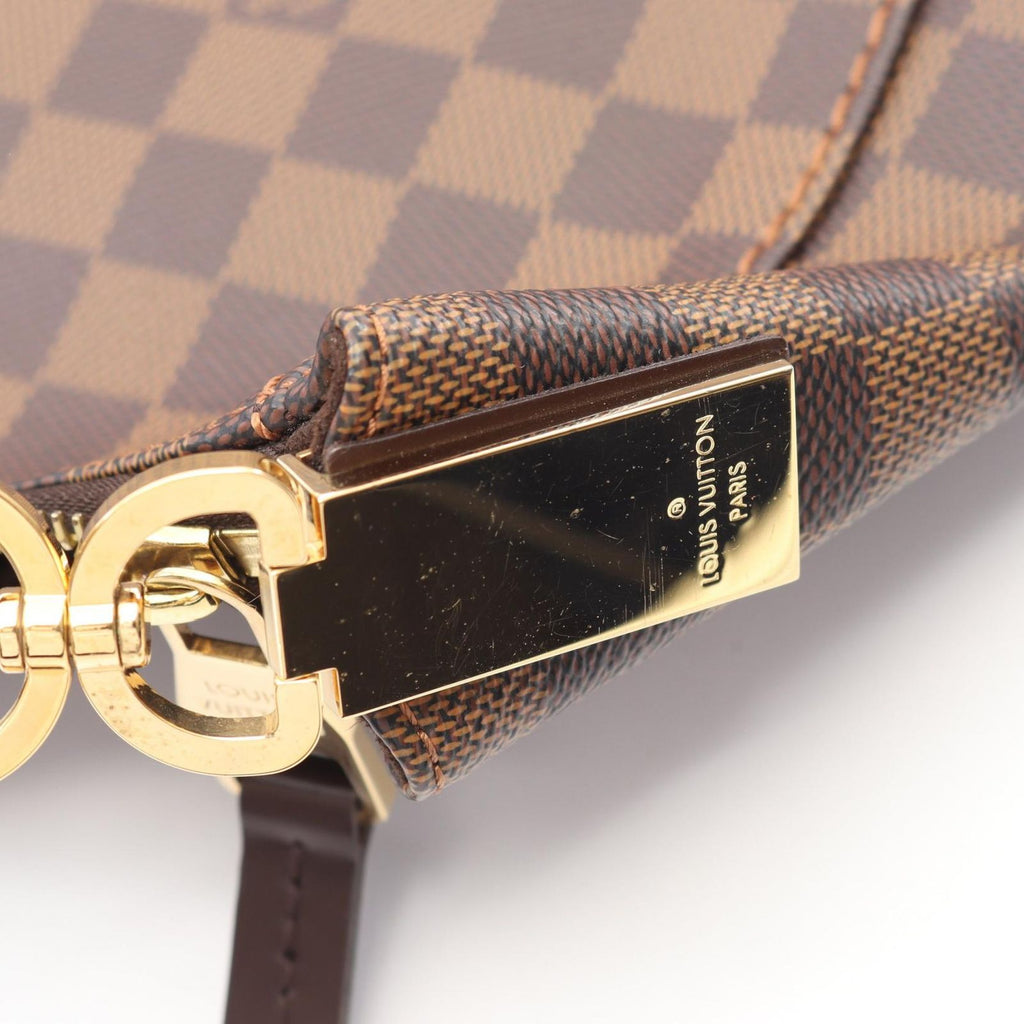 Louis Vuitton Shoulder Bag Portopello PM Canvas Leather — view 9