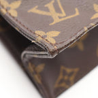 Louis Vuitton Tote Sac Plat Canvas Leather — view 7