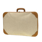 Hermes Vintage Trunk Travel Bags Beige
