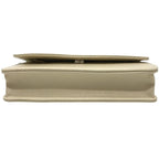 Chanel Shoulder Bag CC Logo Caviar Leather Cream White — view 5