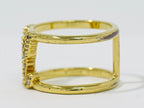 Louis Vuitton Ring LV Iconic Tresor M Gold Plated — view 2