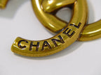 Chanel CC Logo Turnlock Brooch Gold Plated — view 4