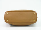 Prada Leather Shoulder Bag Tote Brown — view 3