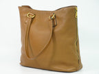Prada Leather Shoulder Bag Tote Brown — view 2