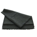 Fendi Shawl Fringe Charcoal Gray Scarf — view 3