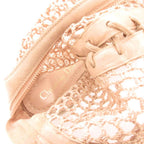 Dior Long Boots Mesh Lace Up Suede 35 Pink Beige NE — view 7