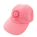 Hermes Davis Sunshine Cap Hat Embroidery Cotton 57 Pink