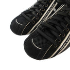 Louis Vuitton Tape Logo Side Line Sneakers Shoes Low Cut Suede Leather Trim — view 3