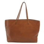 Fendi Selleria Tote Shoulder Leather Plate Logo Brown — view 2
