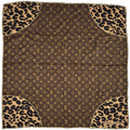 Louis Vuitton Scarf Monogram Silk Carre Denim Noir Black Large