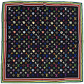 Louis Vuitton Scarf Monogram Silk Carre Denim Noir Black Large