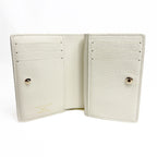 Louis Vuitton Portefeuille Monogram Bifold Wallet Milky White Peach Gold — view 5