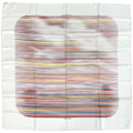 Hermes Scarf Carre 90 Faubourg Express Silk White Rainbow Large