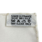 Hermes Scarf Carre 90 Faubourg Express Silk White Rainbow Large — view 5