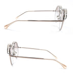 Chanel CC Logo Sunglasses Pink Gold 13 Eyewear — view 4