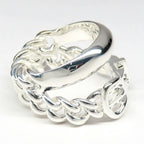 Hermes Ring Boucle Series Inflexible 53 Silver — view 4
